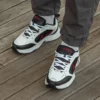 Nike Air Monarch IV White Black-Varsity Red