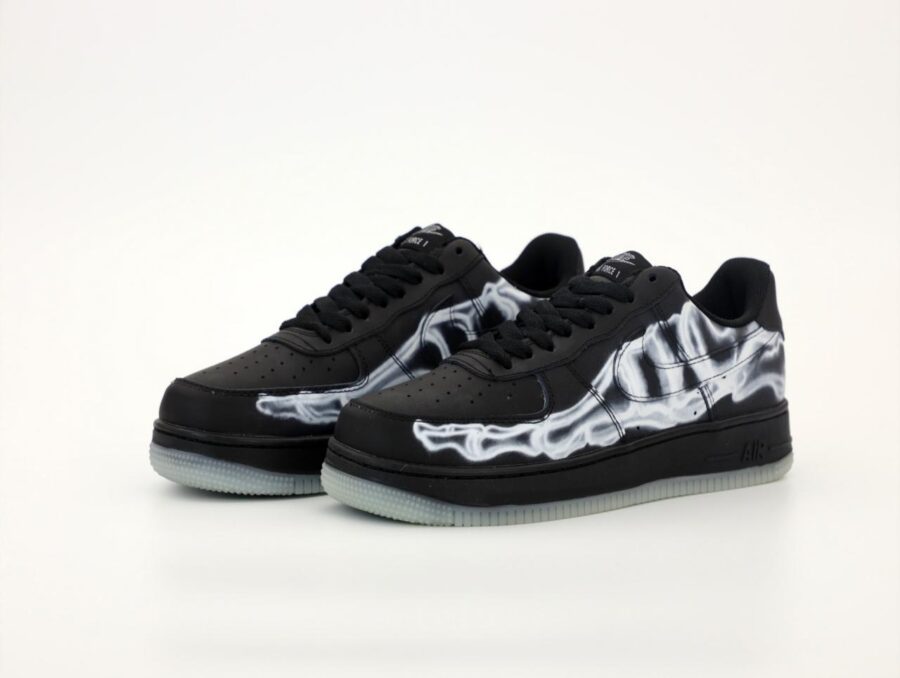 Nike Air Force 1 Low Black Skeleton