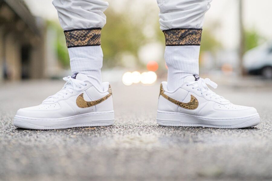 Nike Air Force 1 Low Retro Ivory Snake
