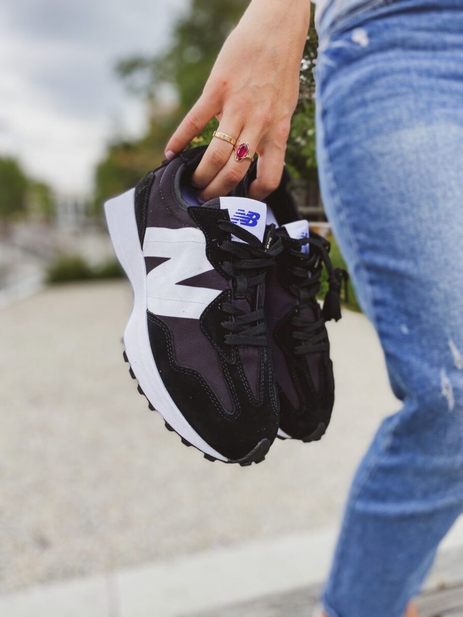 New Balance MS327CPG Black White 11