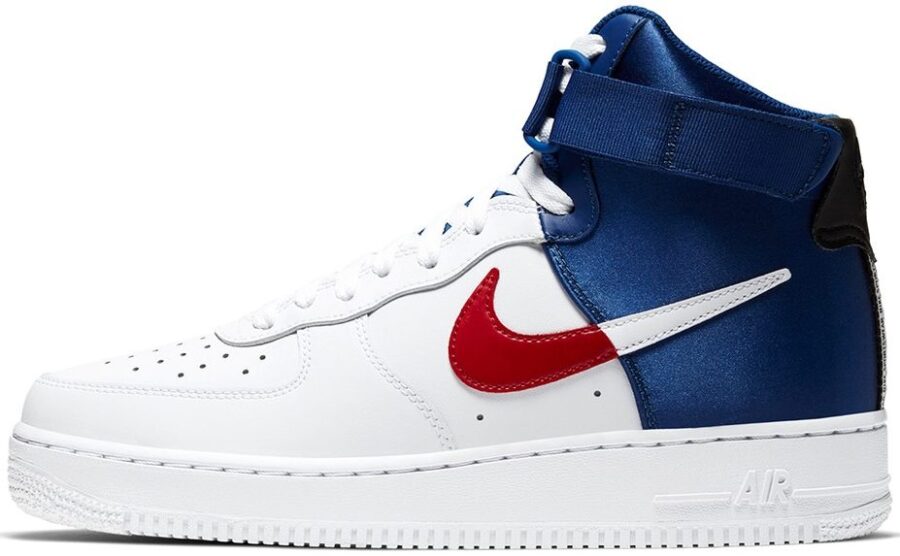 Nike Air Force 1 High ’07 LV8 NBA Clippers “WhiteBlueRed”