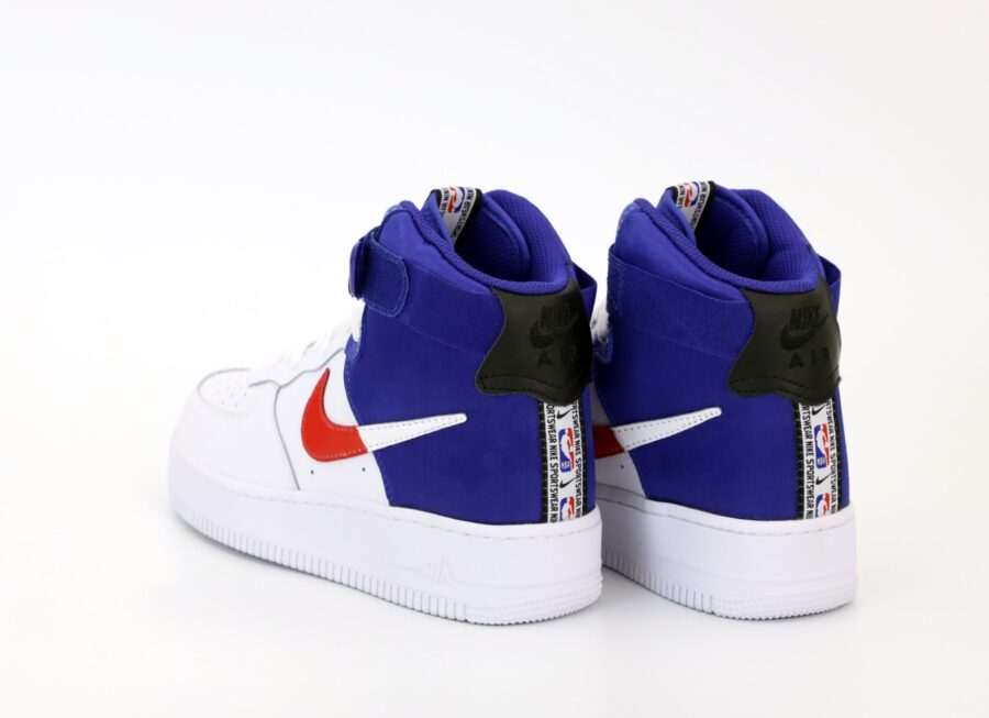 Nike Air Force 1 High '07 LV8 NBA Clippers White Blue Red