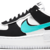 Nike Force 1 Low Shadow White Black Aurora