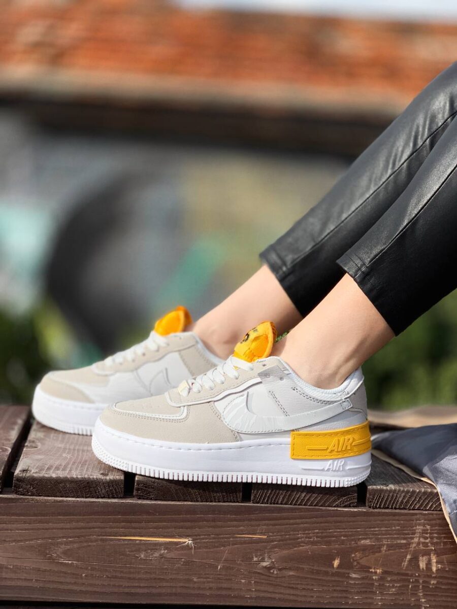 Nike Air Force 1 Shadow Beige Orange