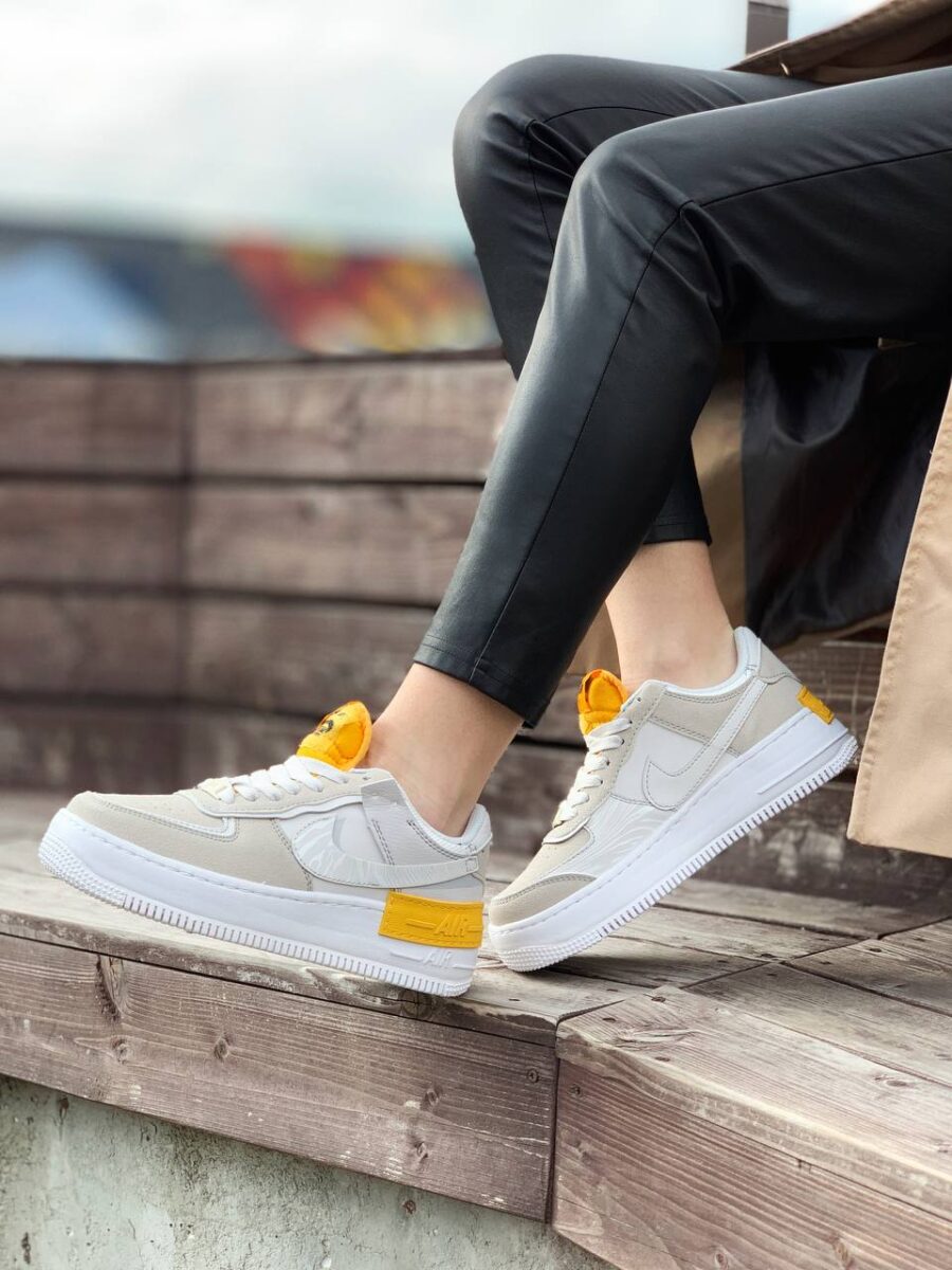 Nike Air Force 1 Shadow Beige Orange