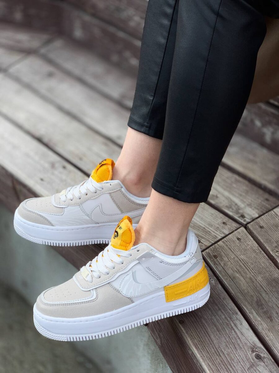 Nike Air Force 1 Shadow Beige Orange