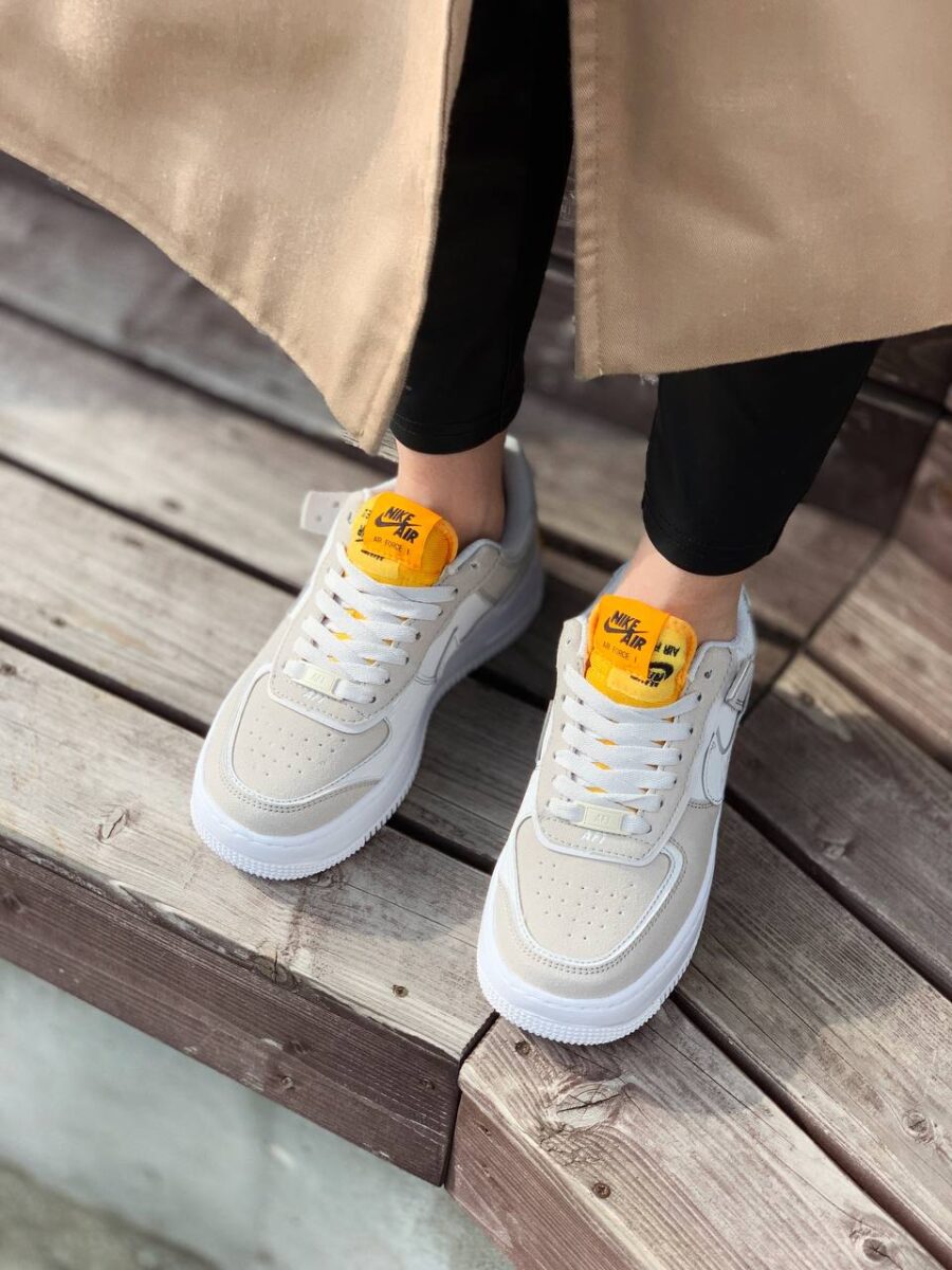 Nike Air Force 1 Shadow Beige Orange