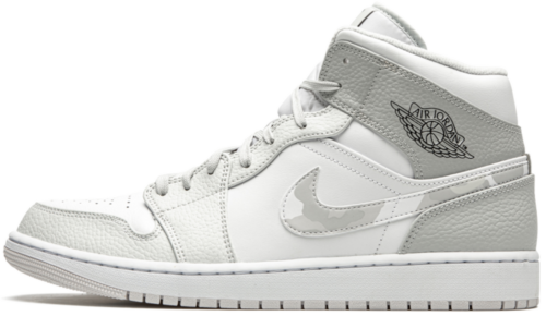 Nike Air Jordan 1 Mid Grey Camo