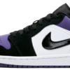 Nike Air Jordan 1 Low "White/Black-Court Purple"