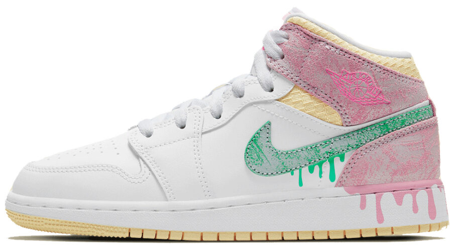 Кроссовки Nike Air Jordan 1 Paint Drip
