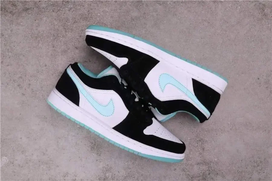 Nike Air Jordan 1 Low “White/Black-Island Green”