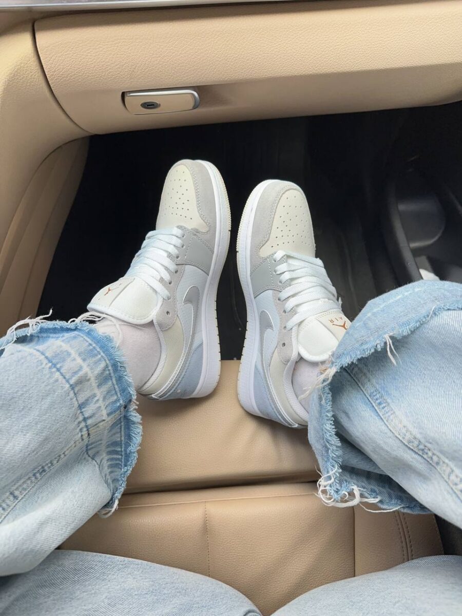 Nike Air Jordan 1 Low Paris “White/Sky Grey – Football Grey”