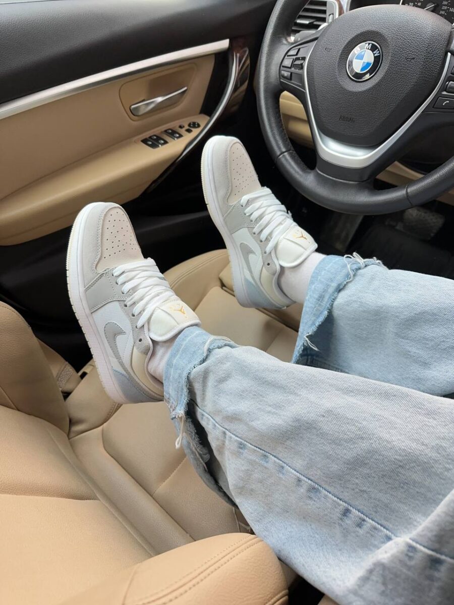 Nike Air Jordan 1 Low Paris “White/Sky Grey – Football Grey”