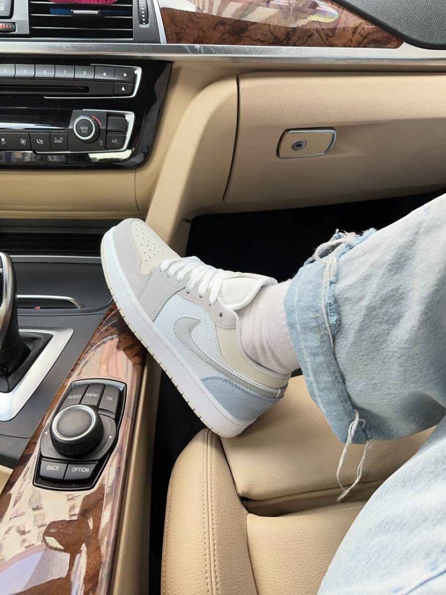 Nike Air Jordan 1 Low Paris “White/Sky Grey – Football Grey”