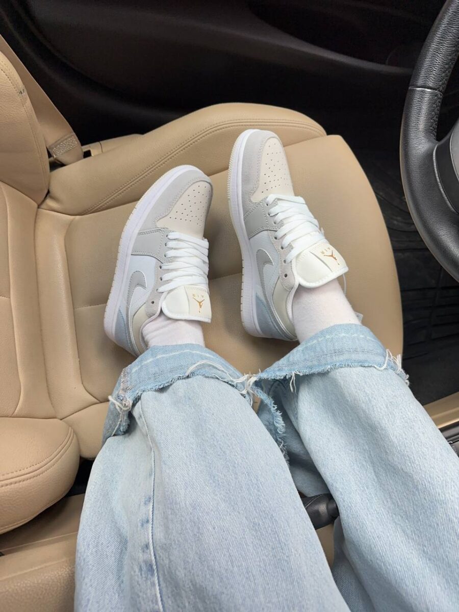 Nike Air Jordan 1 Low Paris “White/Sky Grey – Football Grey”