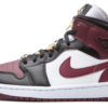 Nike Air Jordan 1 Mid SE Black Dark Beetroot