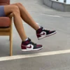 Nike Air Jordan 1 Mid SE Black Dark Beetroot