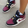 Nike Air Jordan 1 Mid SE Black Dark Beetroot