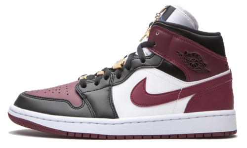 Nike Air Jordan 1 Mid SE Black Dark Beetroot