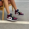 Nike Air Jordan 1 Mid SE Black Dark Beetroot