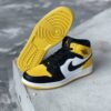 Nike Air Jordan 1 Mid Yellow Toe Black
