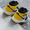 Nike Air Jordan 1 Mid Yellow Toe Black