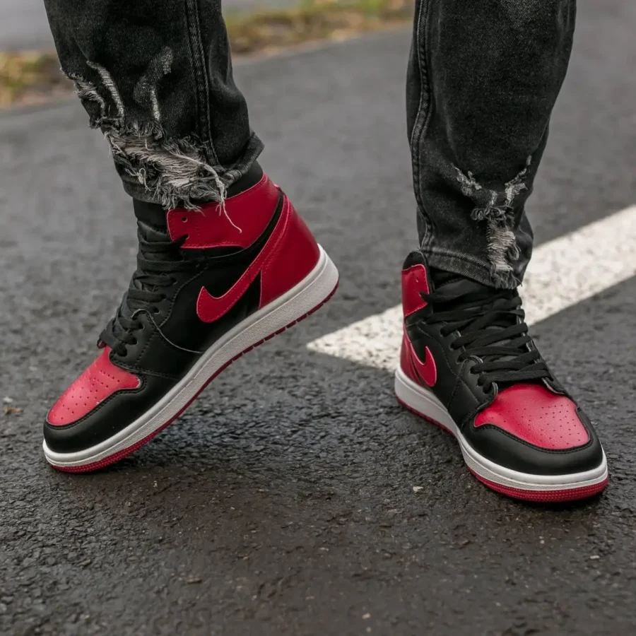 Nike Air Jordan 1 Retro High OG Bred Black Red