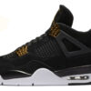 Nike Air Jordan 4 Retro Royalty Black Metallic Gold-White