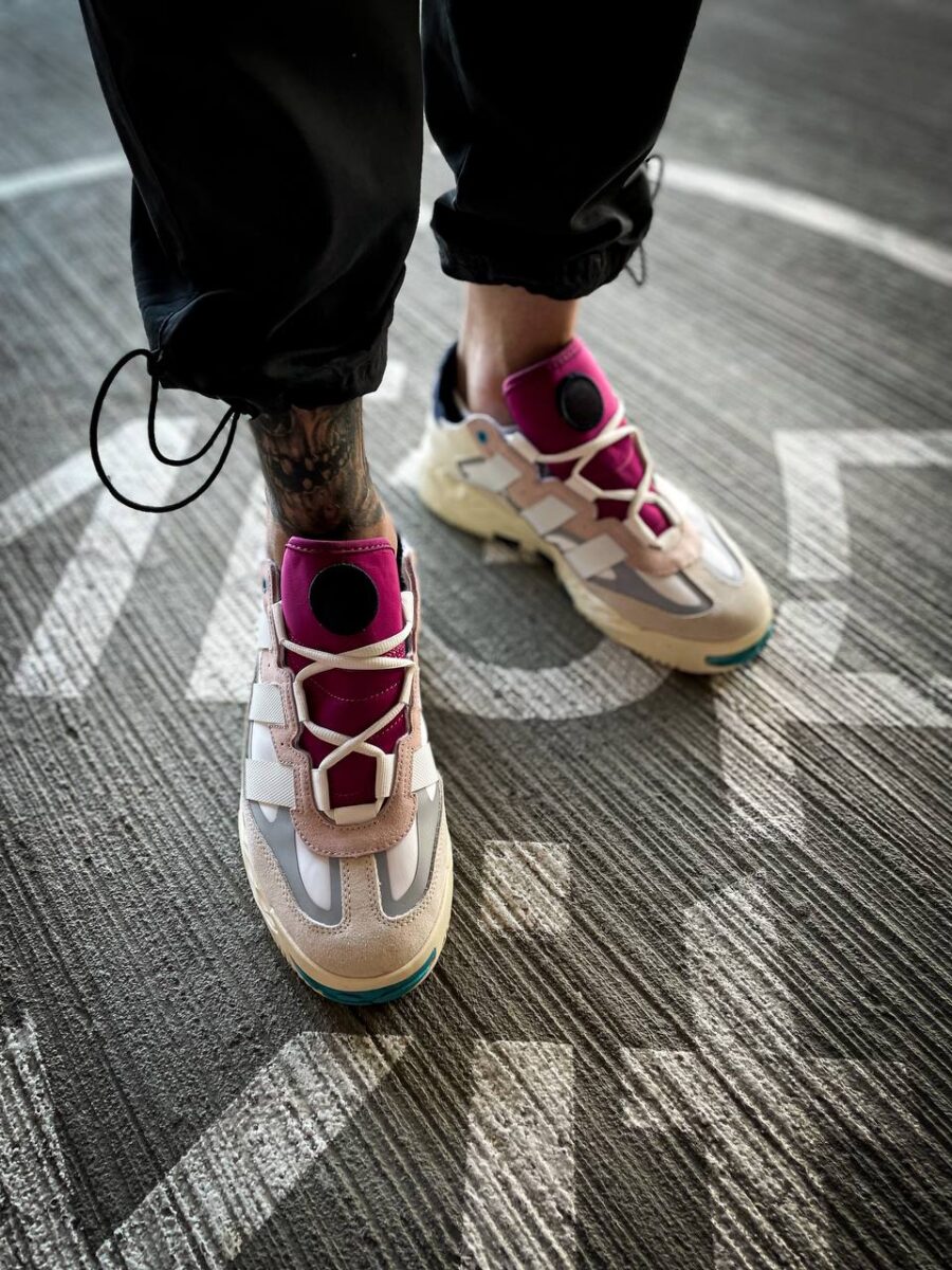 Adidas Niteball Cream White Pink Tint