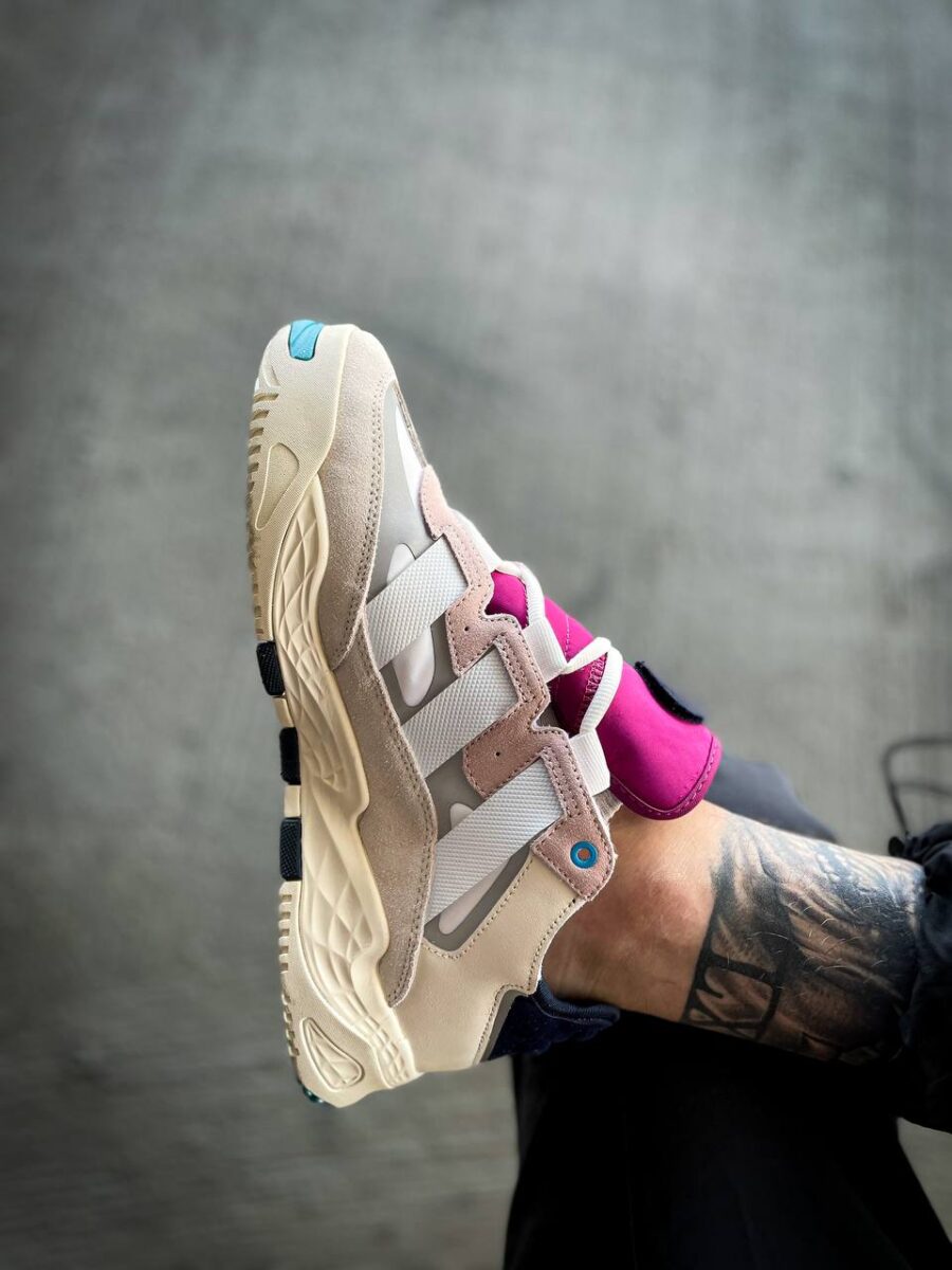 Adidas Niteball Cream White Pink Tint