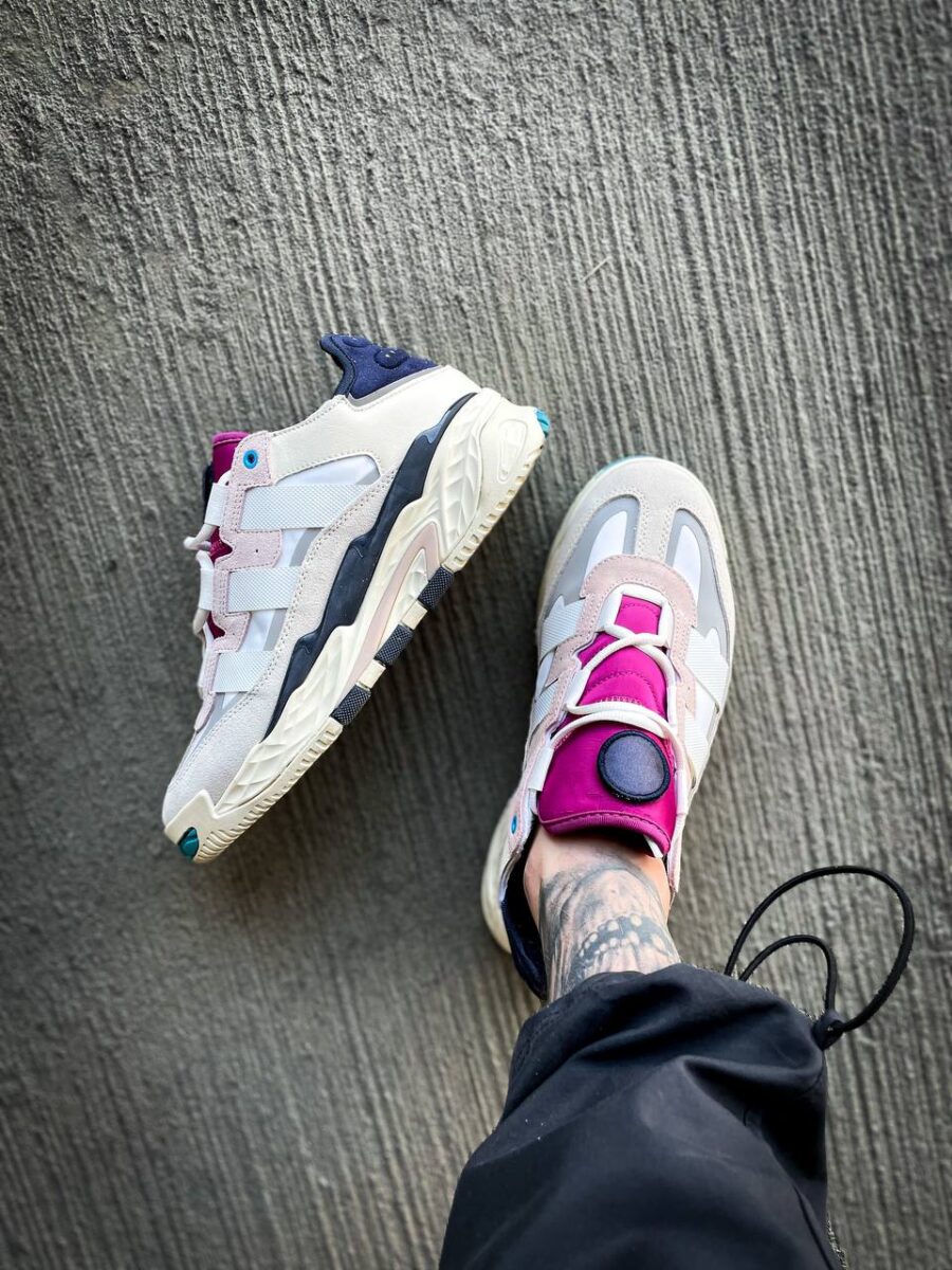 Adidas Niteball Cream White Pink Tint
