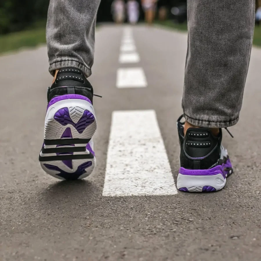 Adidas Niteball White Purple Black