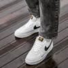 Nike Air Force 1 07 Essential White Black Gold