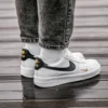 Nike Air Force 1 07 Essential White Black Gold
