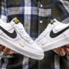 Nike Air Force 1 07 Essential White Black Gold