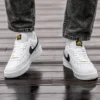 Nike Air Force 1 07 Essential White Black Gold