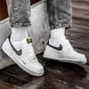 Nike Air Force 1 07 Essential White Black Gold