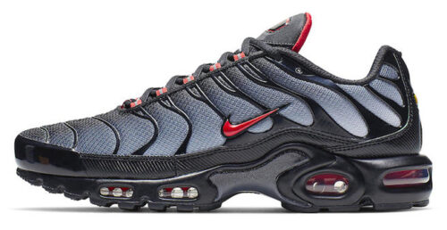 Nike Air Max Plus TN "Black/University Red - Wolf Grey"