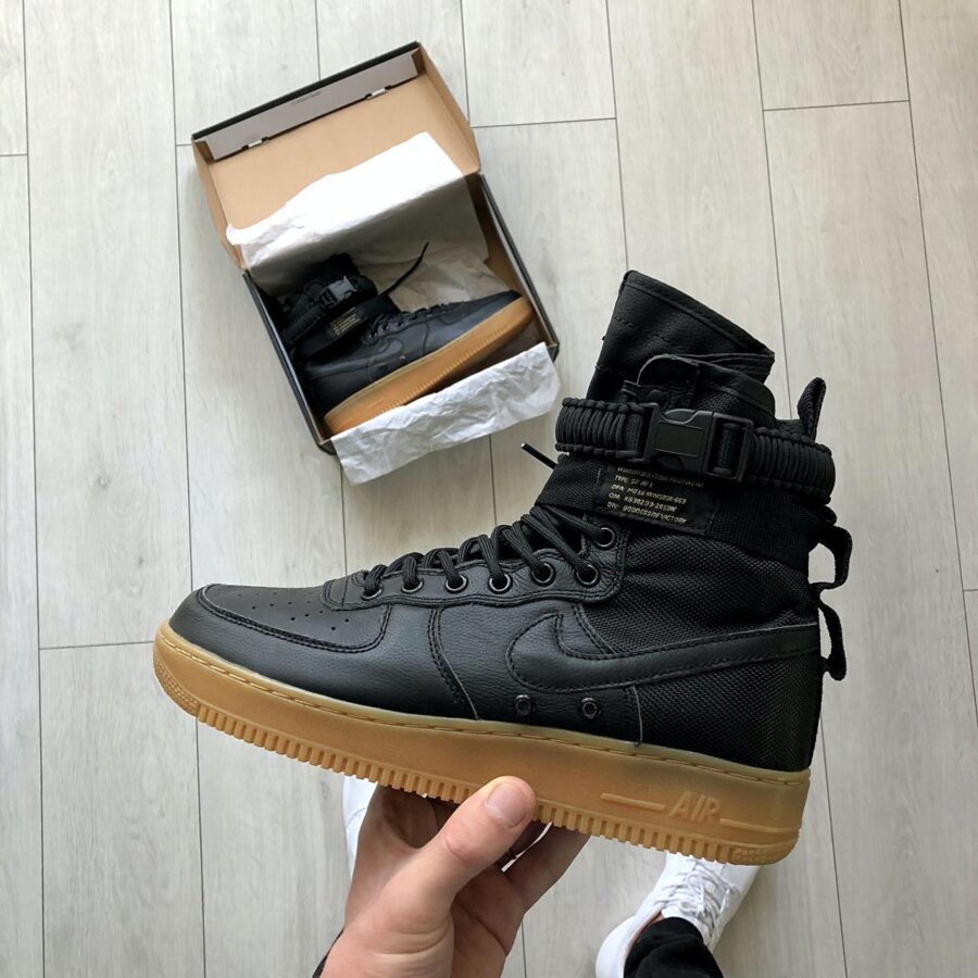 Nike Special Field Air Force 1 High "Black/Gum"