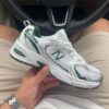 New Balance 530 White Nightwatch Green