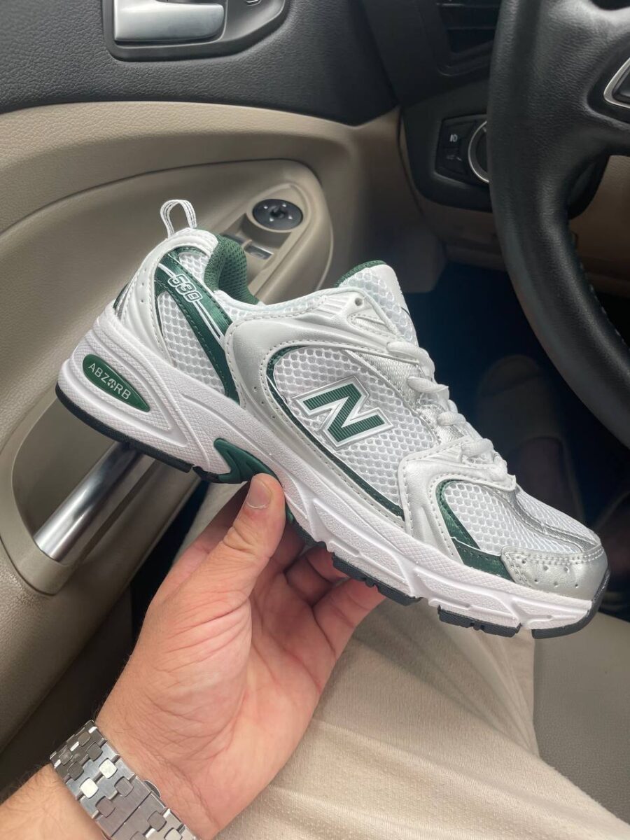 New Balance 530 White Nightwatch Green