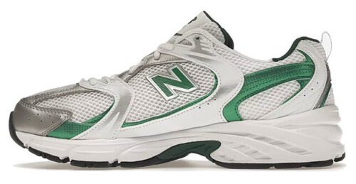 New Balance 530 White Nightwatch Green