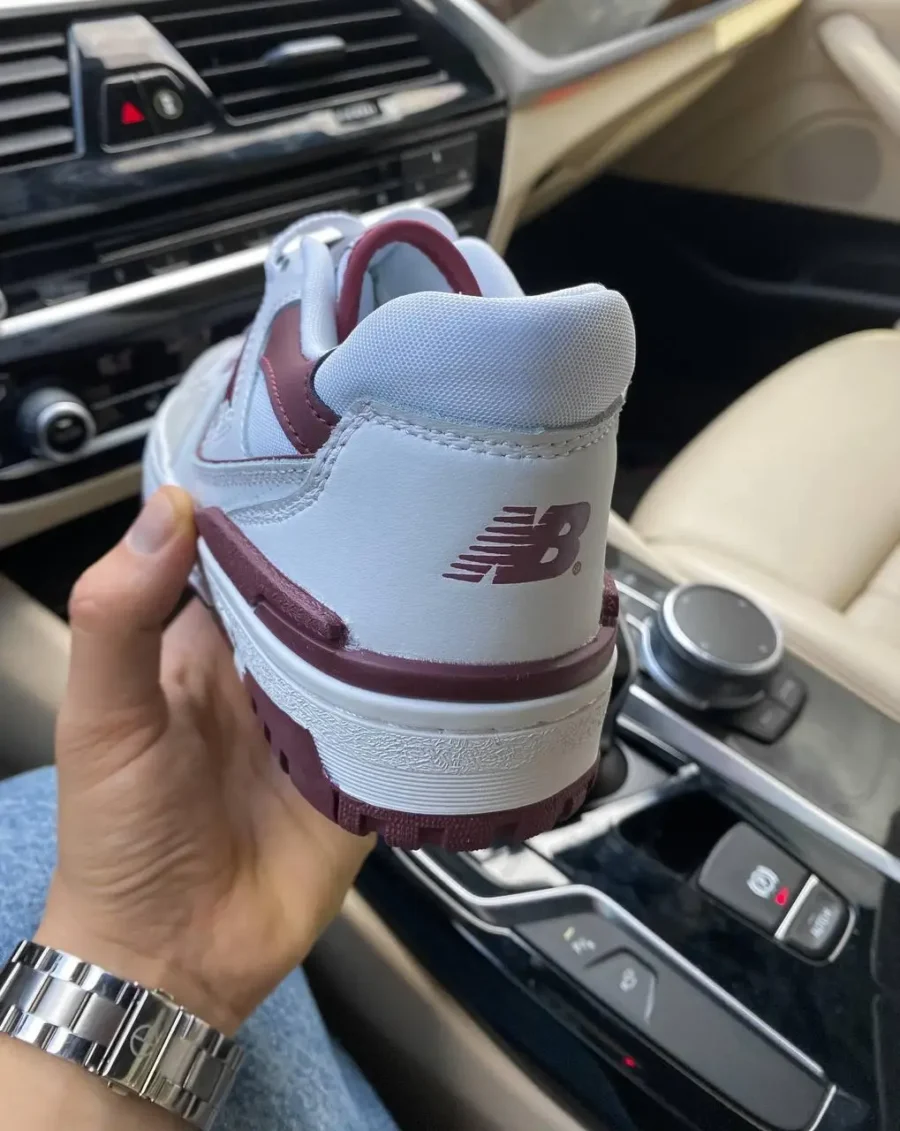 New Balance 550 Sea Salt Burgundy