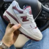 New Balance 550 Sea Salt Burgundy