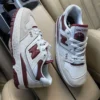 New Balance 550 Sea Salt Burgundy