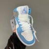 NIKE AIR JORDAN RETRO 1 MID BLUE GREY 2