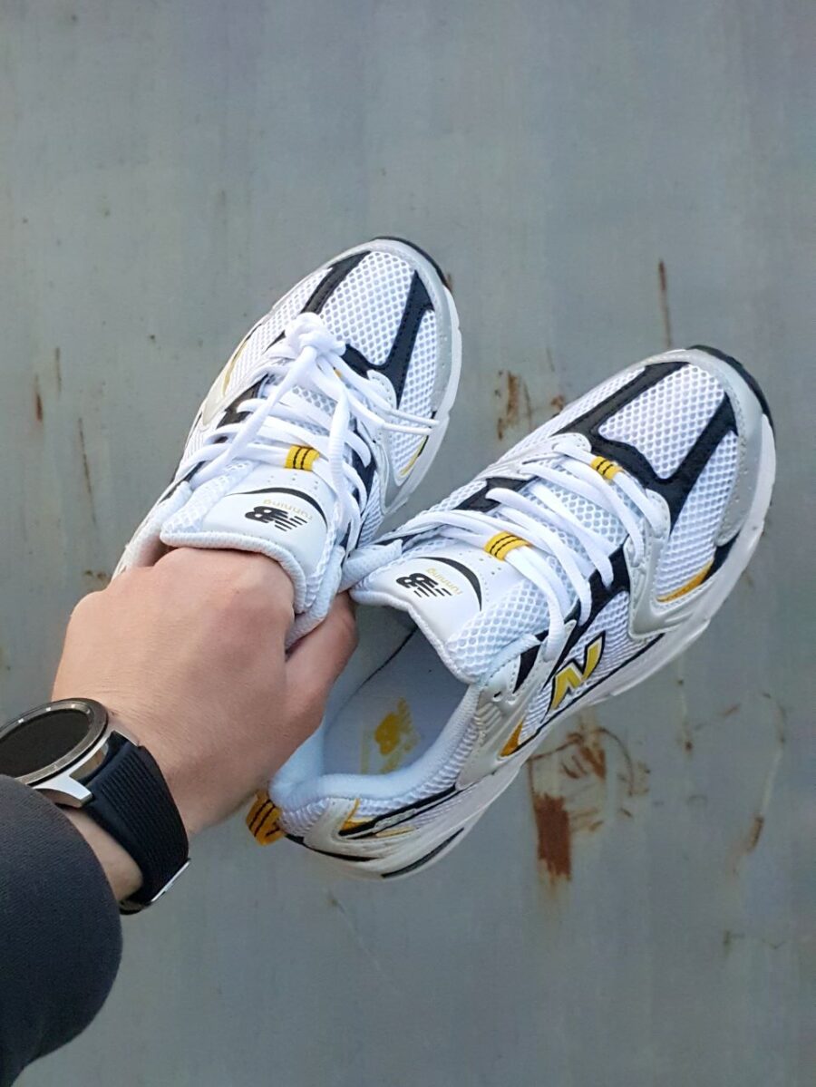 New Balance 530 White Yellow Black 5