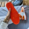 Nike Air Jordan 1 Mid Metallic Orange 2