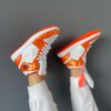 Nike Air Jordan 1 Mid Metallic Orange 4