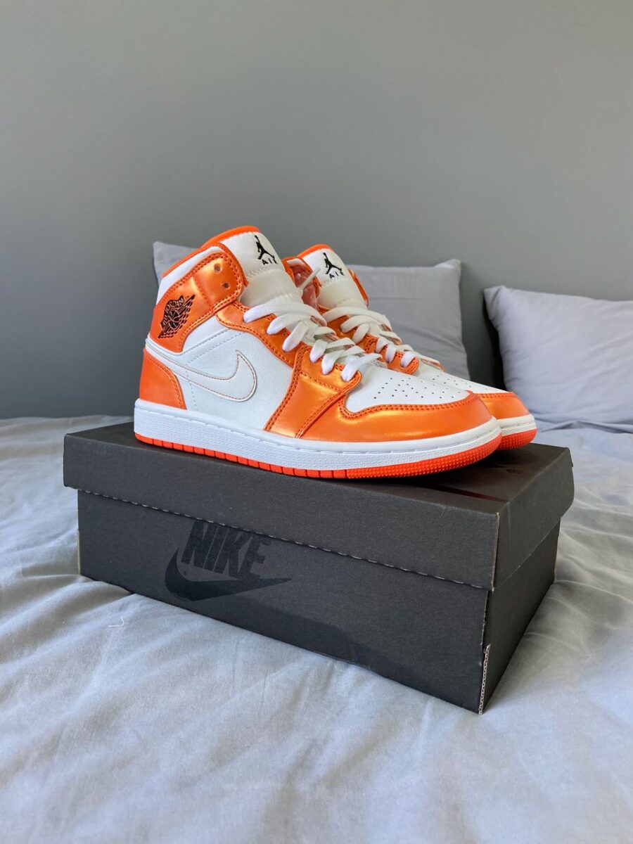 Nike Air Jordan 1 Mid Metallic Orange 5